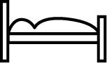 Szállás ikon